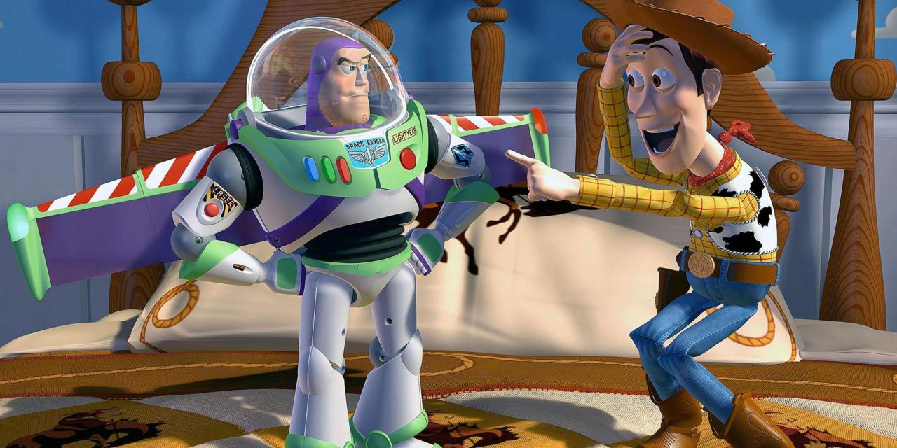BUZZ LIGHTYEAR &amp; WOODY TOY STORY (1995)